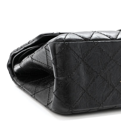 Chanel Aged Calfskin Quilted 2.55 Reissue 227 Flap So Black 9 of 10