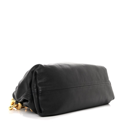 Bottega Veneta Calfskin The Pouch Chain Black 4 of 11