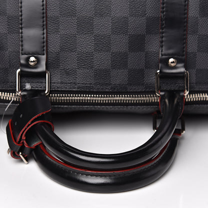 Louis Vuitton Damier Graphite Keepall Bandouliere 55 11 of 22