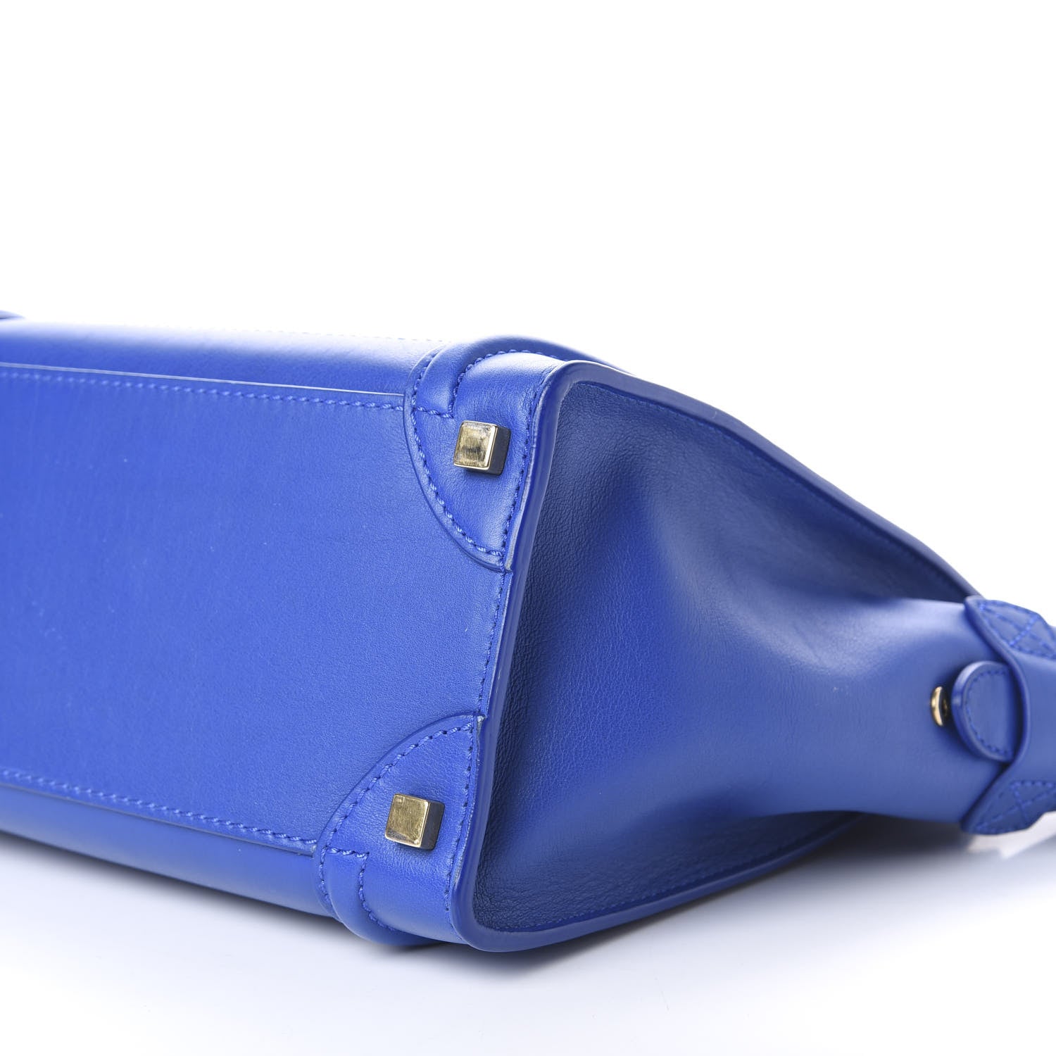 Celine Smooth Calfskin Micro Luggage Royal Blue 8 of 9