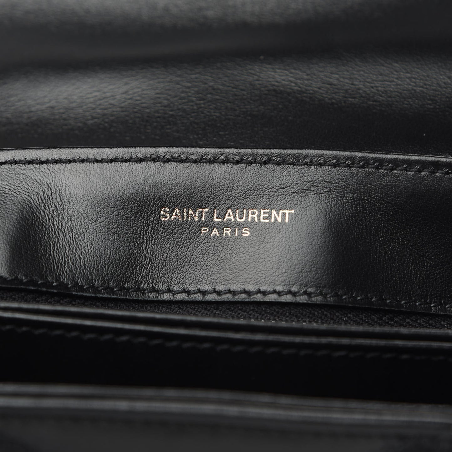 Calfskin Y Quilted Monogram Toy Loulou Crossbody Bag Black