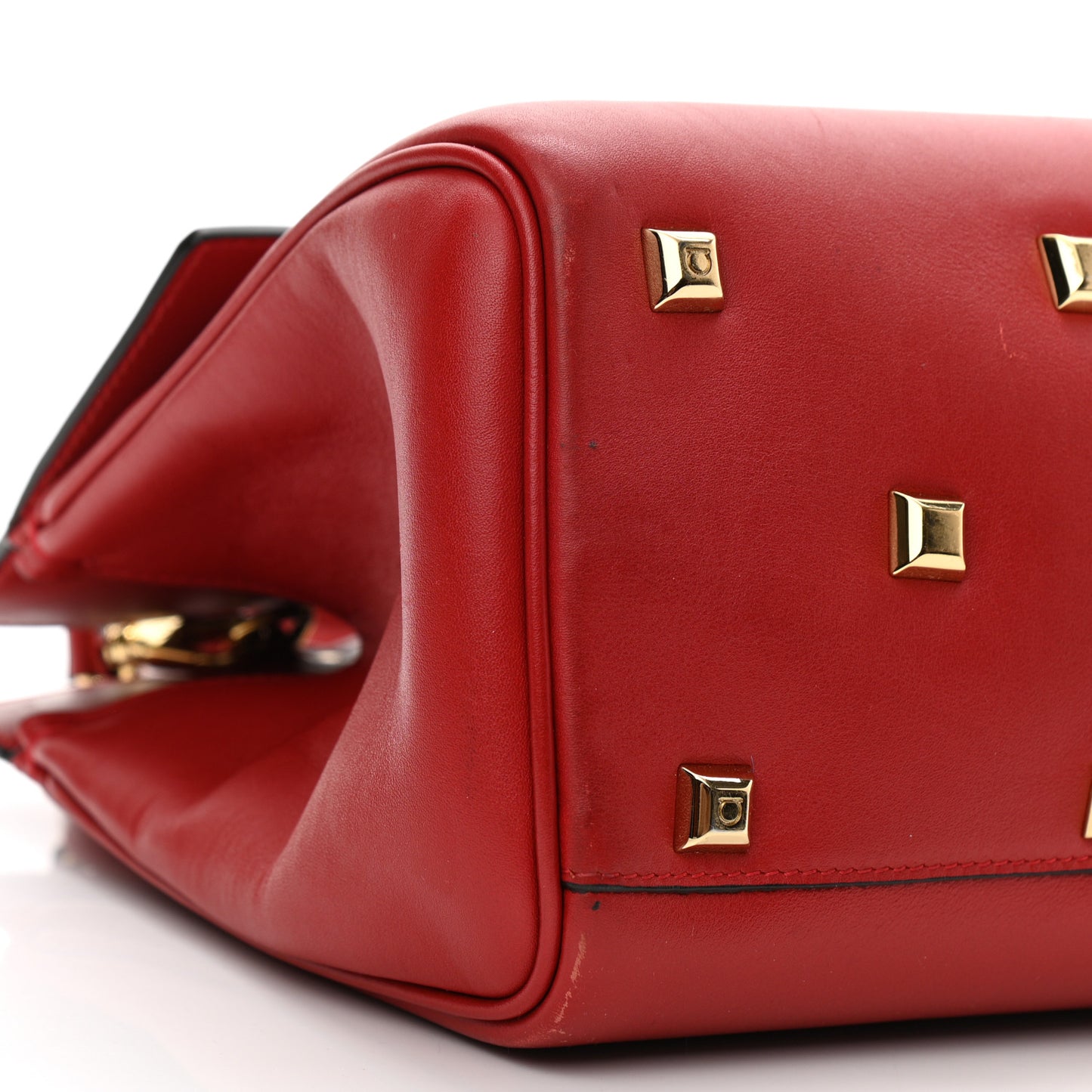 Calfskin The Studio Bag Red