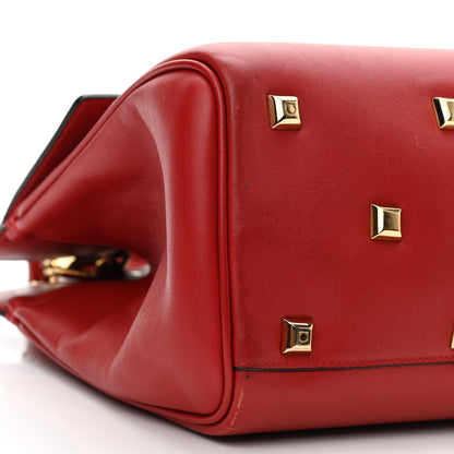 Salvatore Ferragamo Calfskin The Studio Bag Red 9 of 12