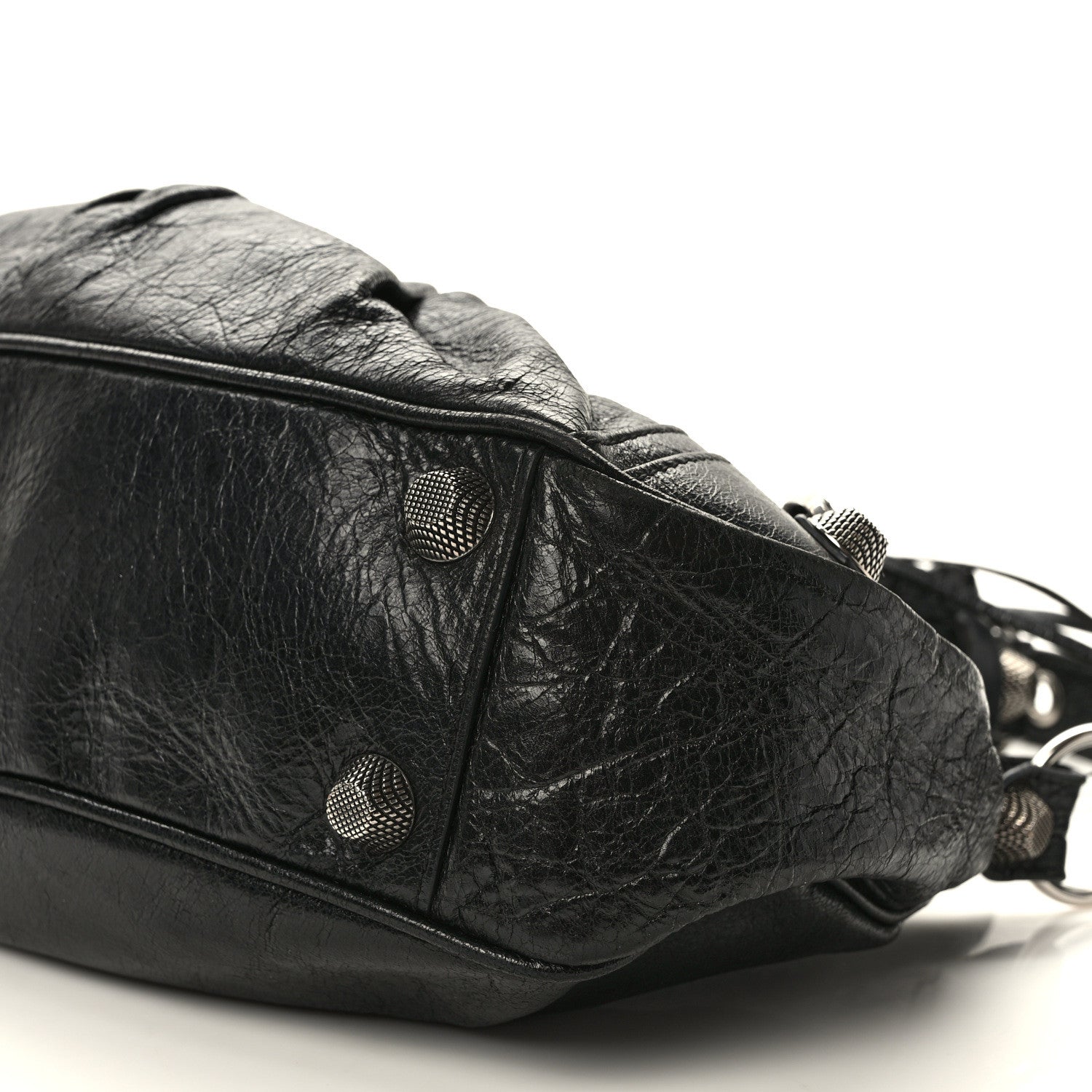 Balenciaga Agneau Arena Small Le Cagole Shoulder Bag Black 9 of 13