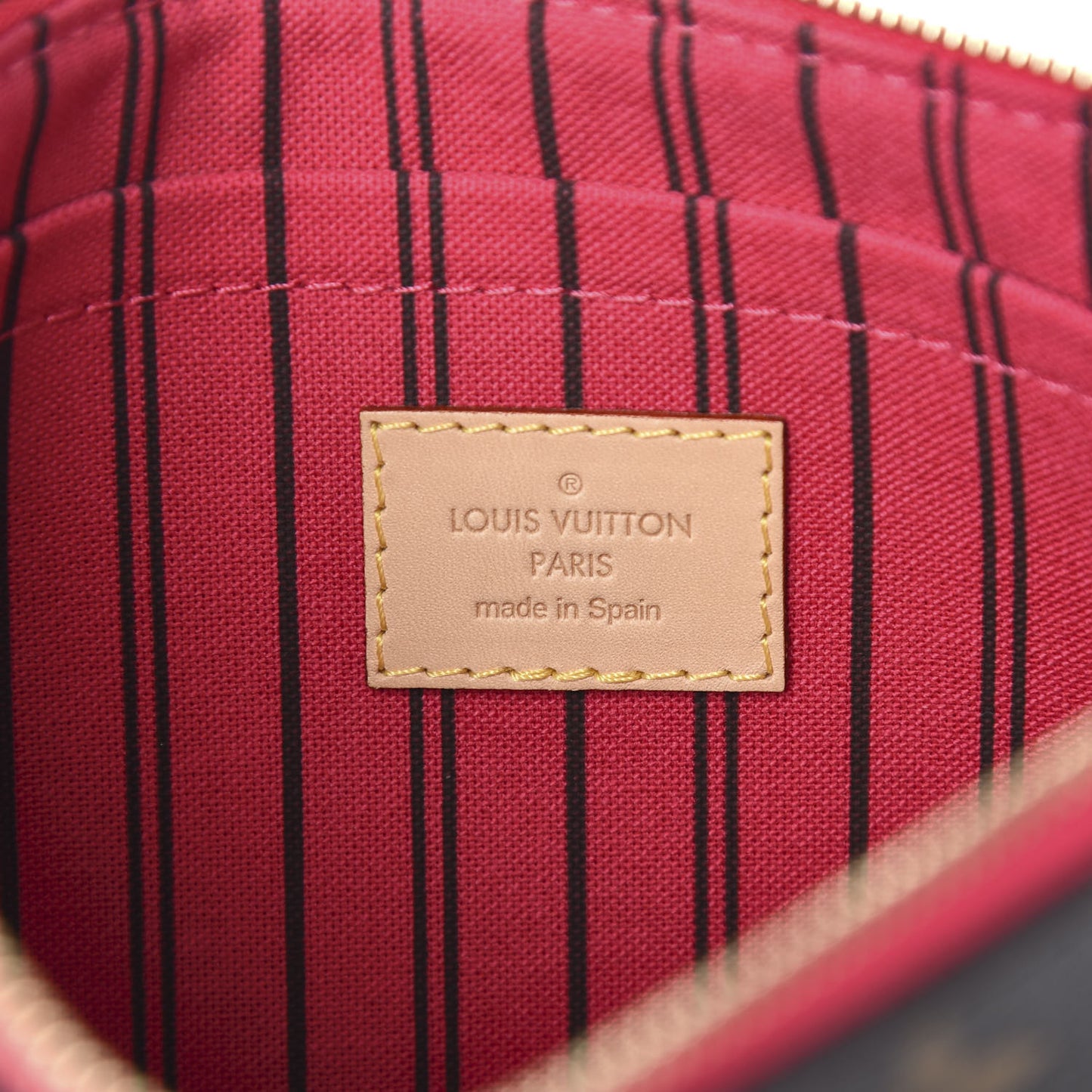 Monogram Neverfull MM GM Pochette Pivoine