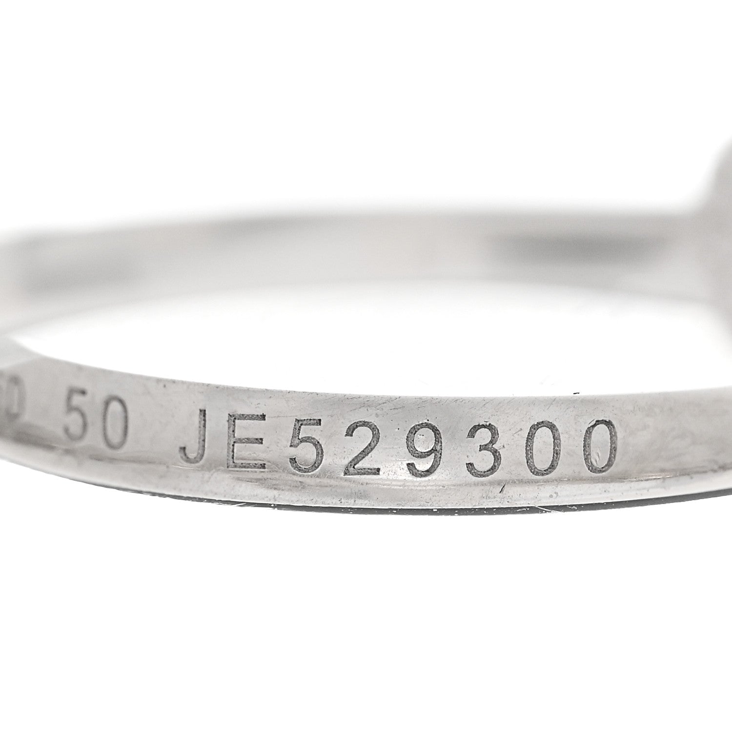 Van Cleef & Arpels 18K White Gold Diamond Sweet Alhambra Ring 50 5.25 5 of 6