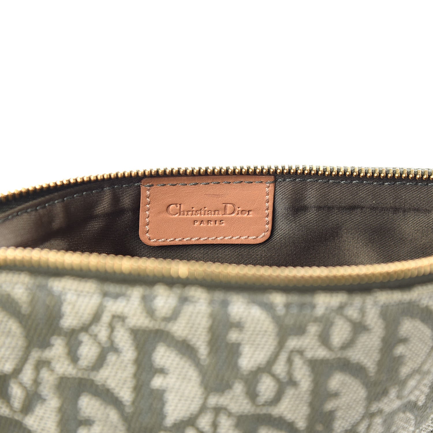 Christian Dior Monogram Mini Saddle Pochette Green 7 of 11