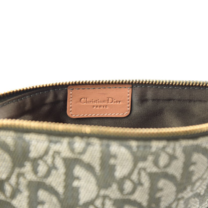 Christian Dior Monogram Mini Saddle Pochette Green 7 of 11