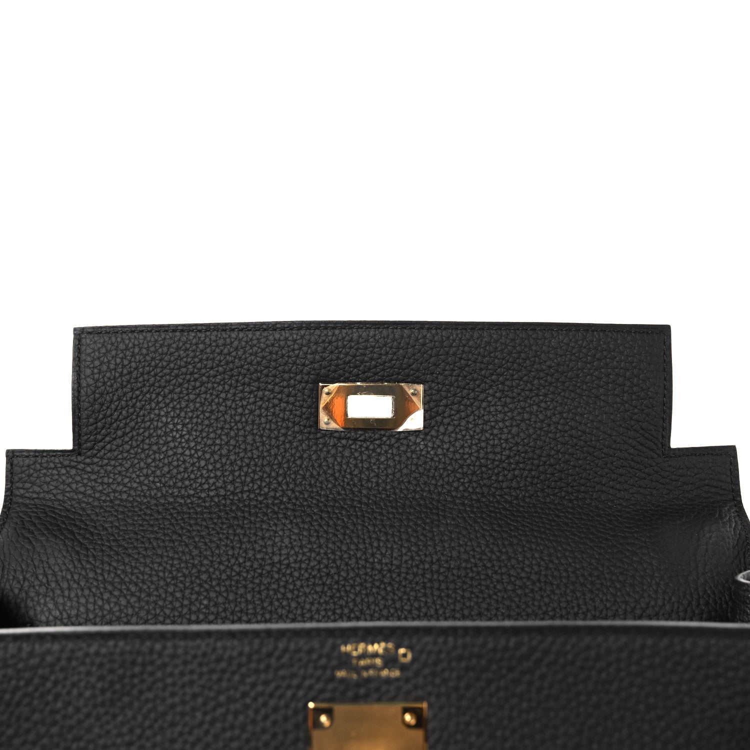 Hermes Togo Matte Alligator Kelly Retourne Touch 28 Black 20 of 39