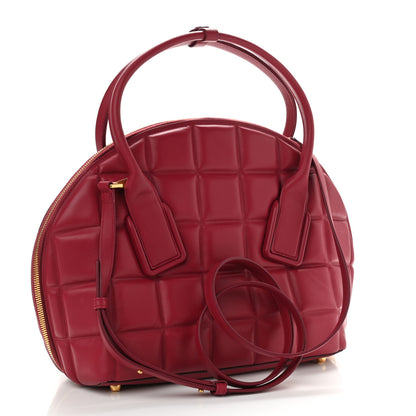 Bottega Veneta Butter Calfskin Padded Swoop Amaranto 3 of 10