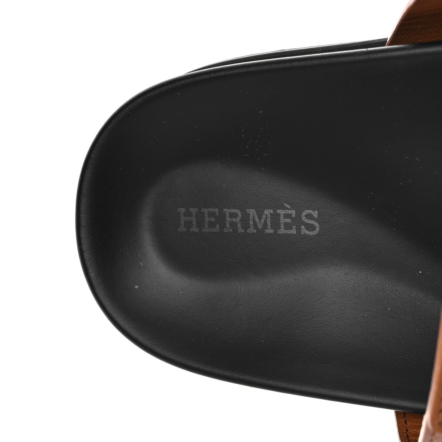 Hermes Calfskin Womens Chypre Sandals 38.5 Gold 7 of 12