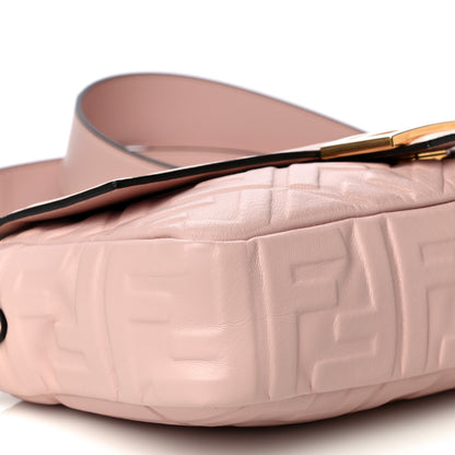 Fendi Nappa FF 1974 Embossed Baguette Rosa Quarzo 10 of 12