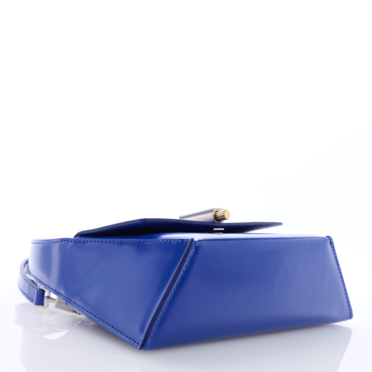 Salvatore Ferragamo Brushed Calfskin Mini Prisma Lapis Lazuli 4 of 8