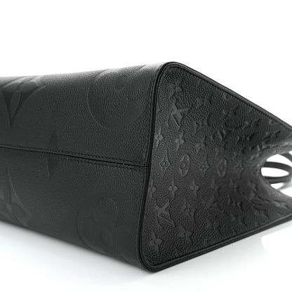 Louis Vuitton Empreinte Monogram Giant Onthego MM Black 9 of 10