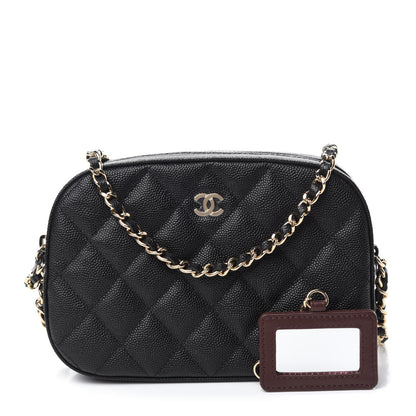 Chanel Caviar Quilted Vanity With Chain Black 3 of 13