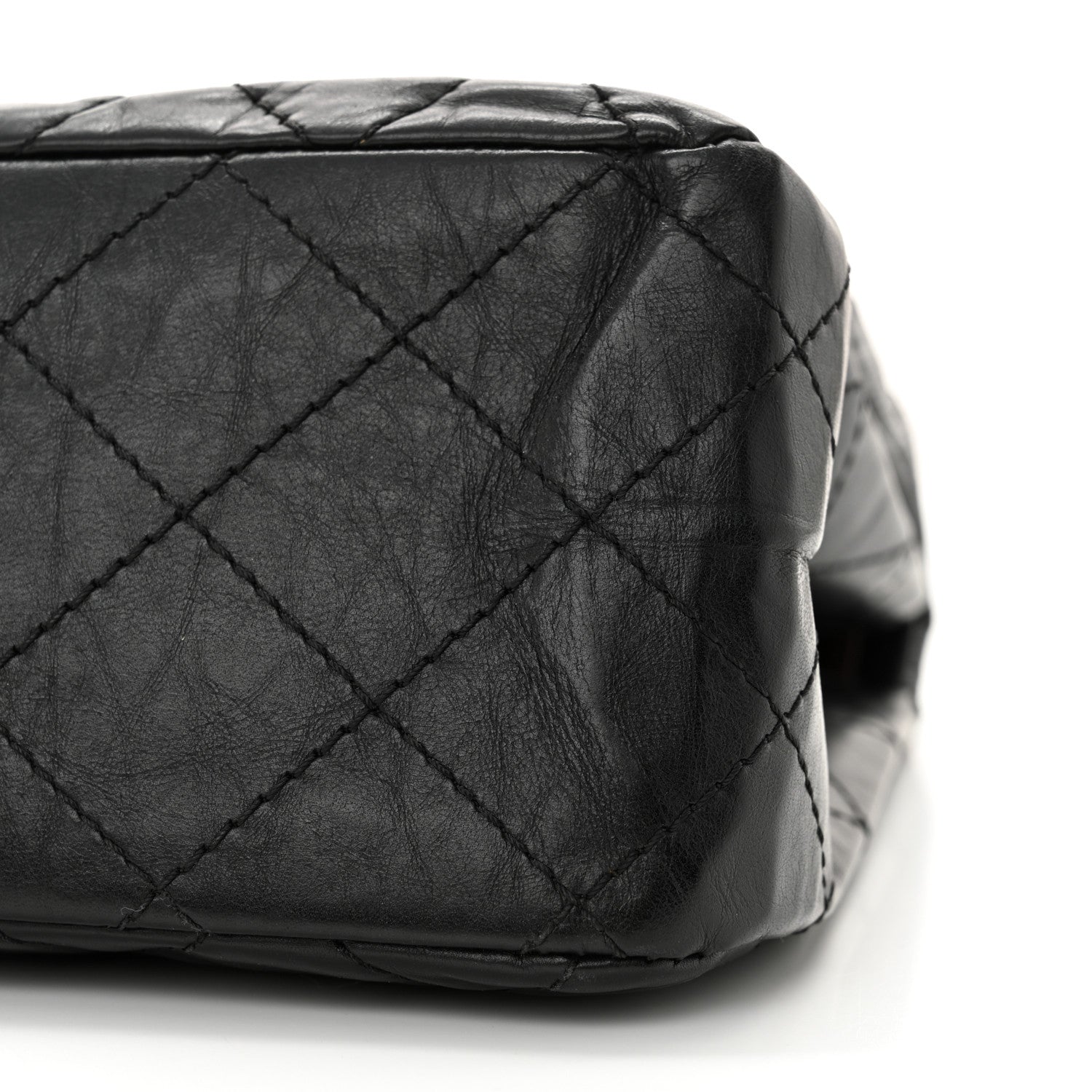 Chanel Aged Calfskin Quilted 2.55 Reissue 227 Flap Black 11 of 15