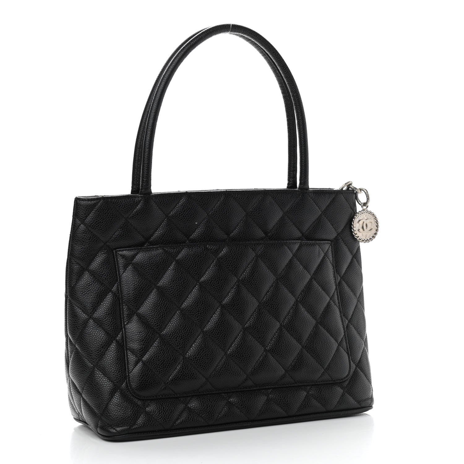 Chanel Caviar Quilted Medallion Tote Black 3 of 12
