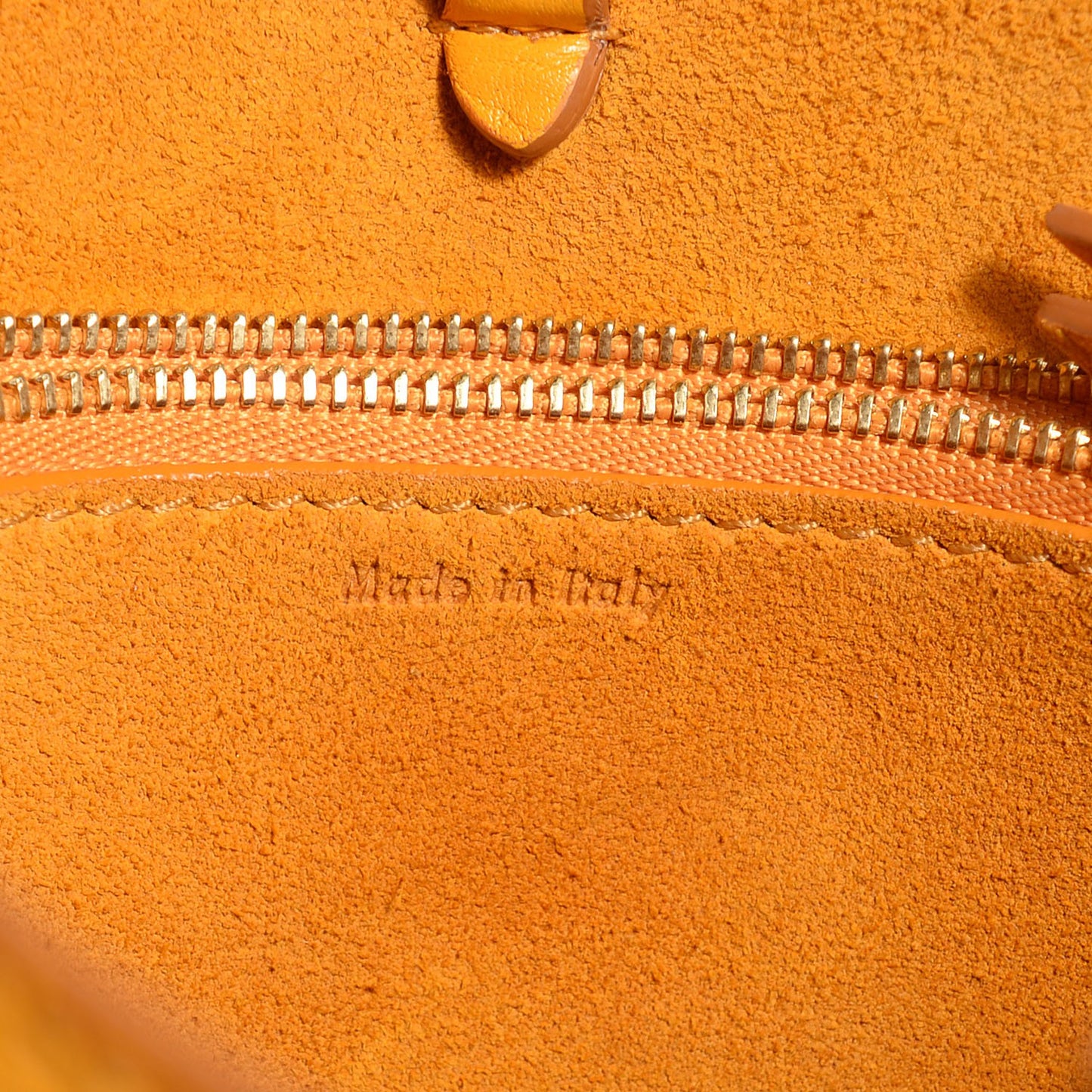 Crisped Calfskin Small Hobo Saffron