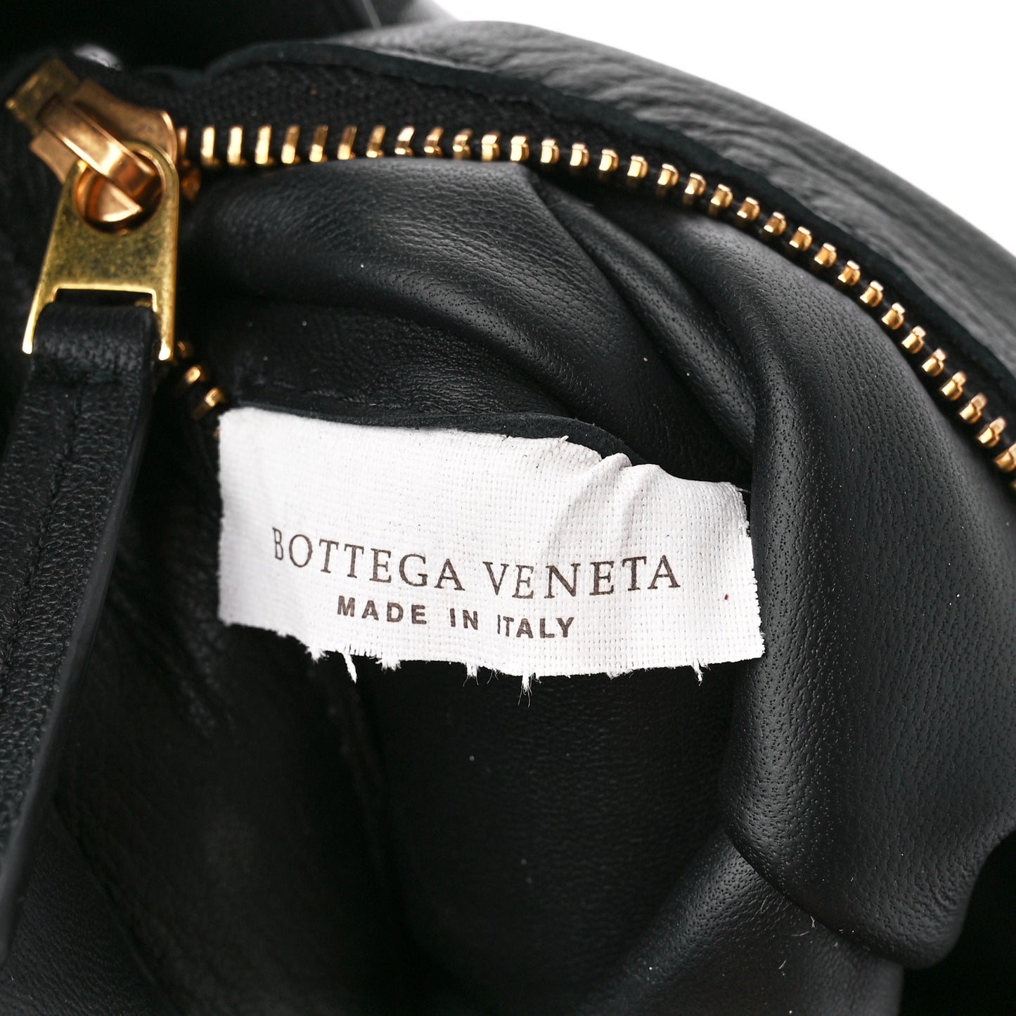 Nappa Maxi Intreccio Padded Cassette Crossbody Bag Black