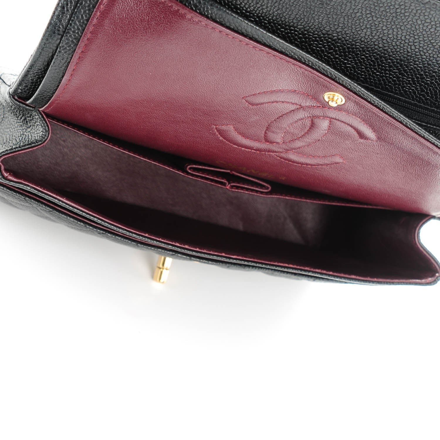 Chanel Caviar Quilted Medium Double Flap Black 5 of 7
