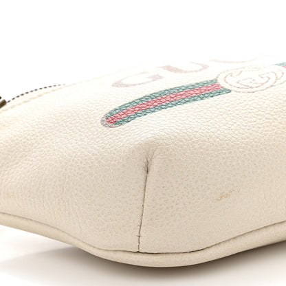 Gucci Grained Calfskin Small Logo Belt Bag White 9 of 13