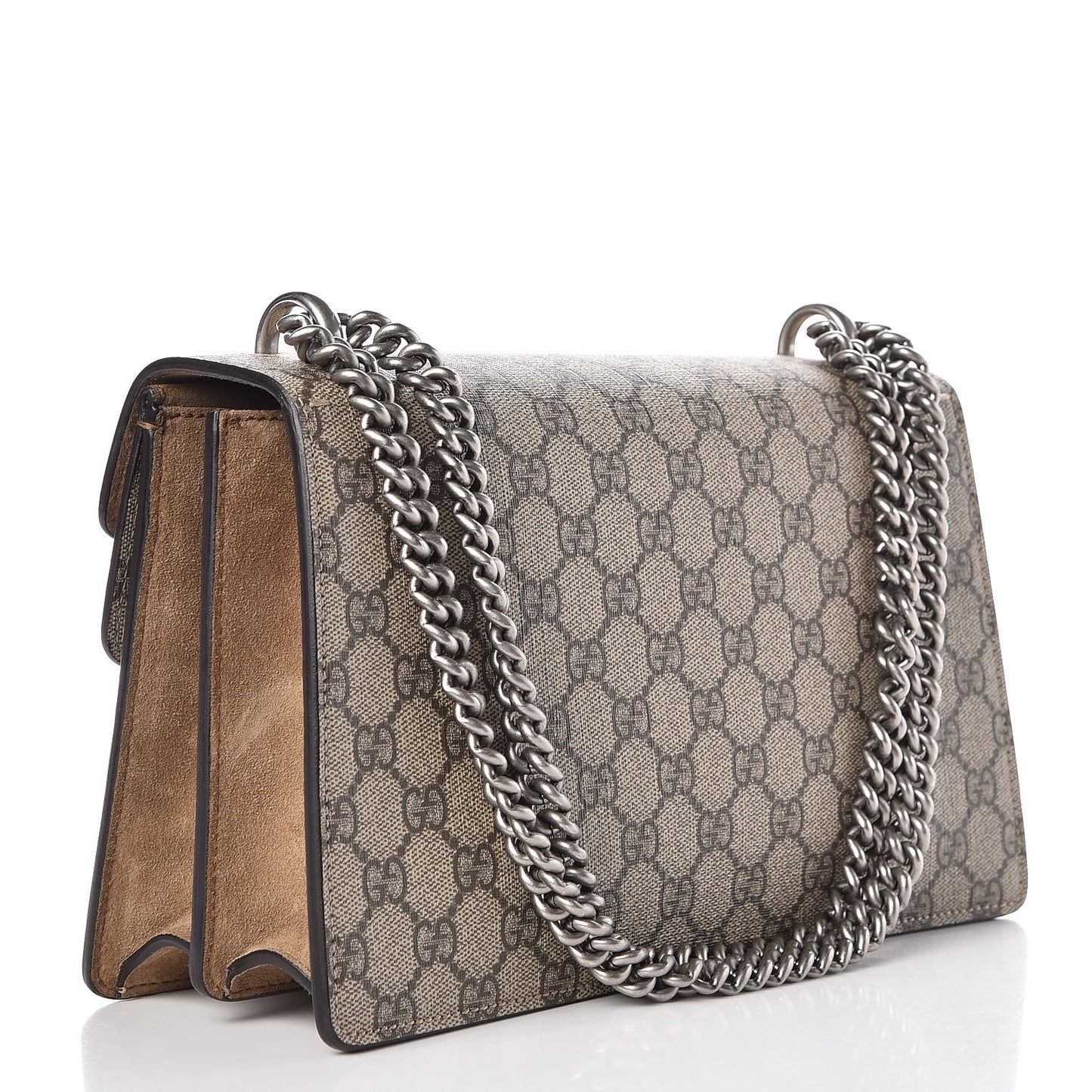 GG Supreme Monogram Small Dionysus Shoulder Bag Taupe