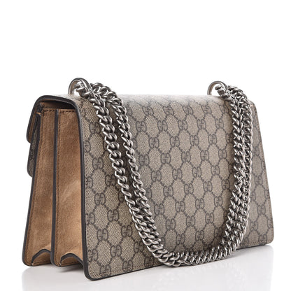 Gucci GG Supreme Monogram Small Dionysus Shoulder Bag Taupe 3 of 9