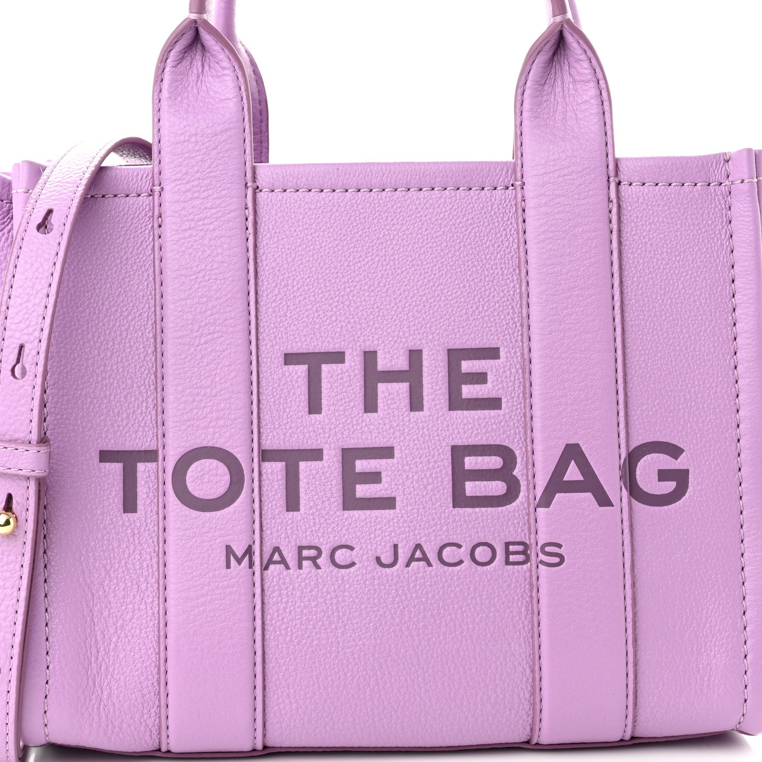 Marc Jacobs Grained Calfskin Small The Tote Bag Regal Orchid 9 of 11