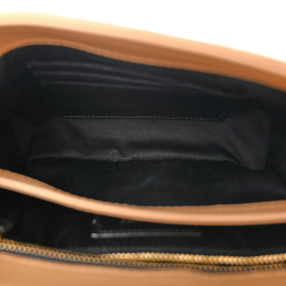Saint Laurent Calfskin Y Quilted Monogram Toy Loulou Crossbody Bag Latte 5 of 10