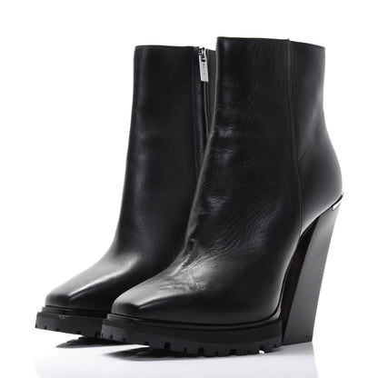 Jimmy Choo Calfskin Madra 130 Ankle Booties 37.5 Black 3 of 10