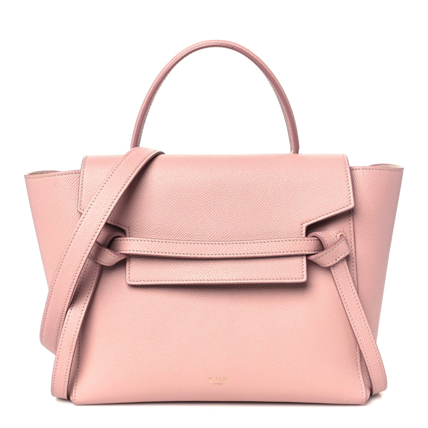 Celine Grained Calfskin Micro Belt Bag Vintage Pink 1 of 12