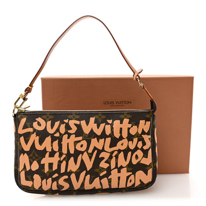 Louis Vuitton Monogram Graffiti Pochette Accessories Peach 11 of 11