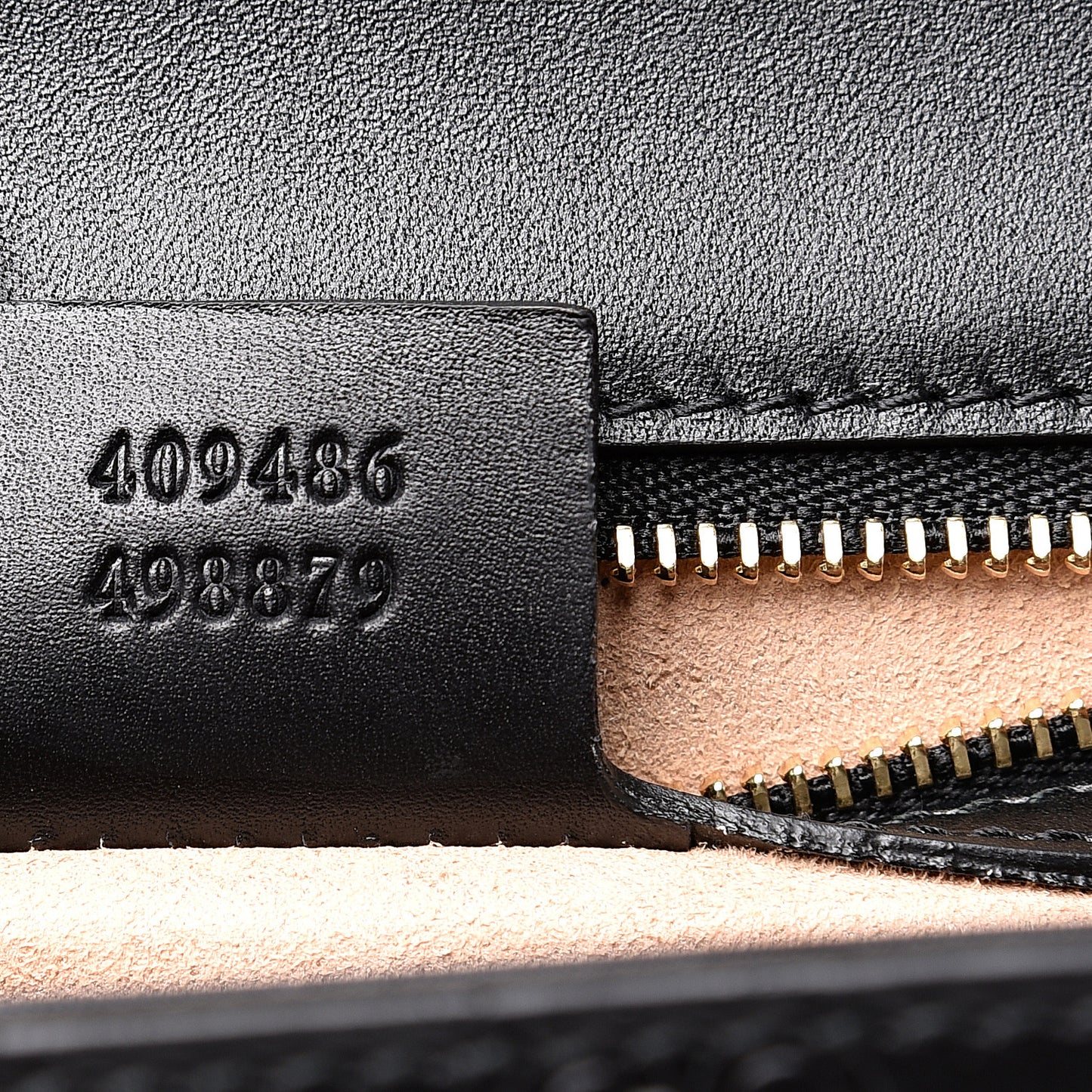 Guccissima Medium Padlock Shoulder Bag Black