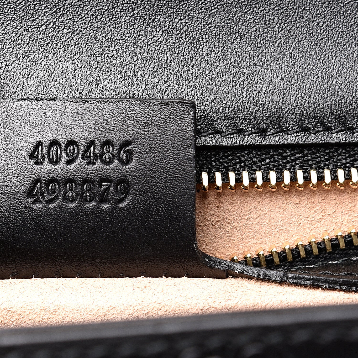 Gucci Guccissima Medium Padlock Shoulder Bag Black 6 of 11