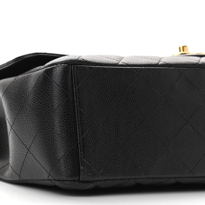 Chanel Caviar Quilted Maxi Double Flap Black 9 of 10