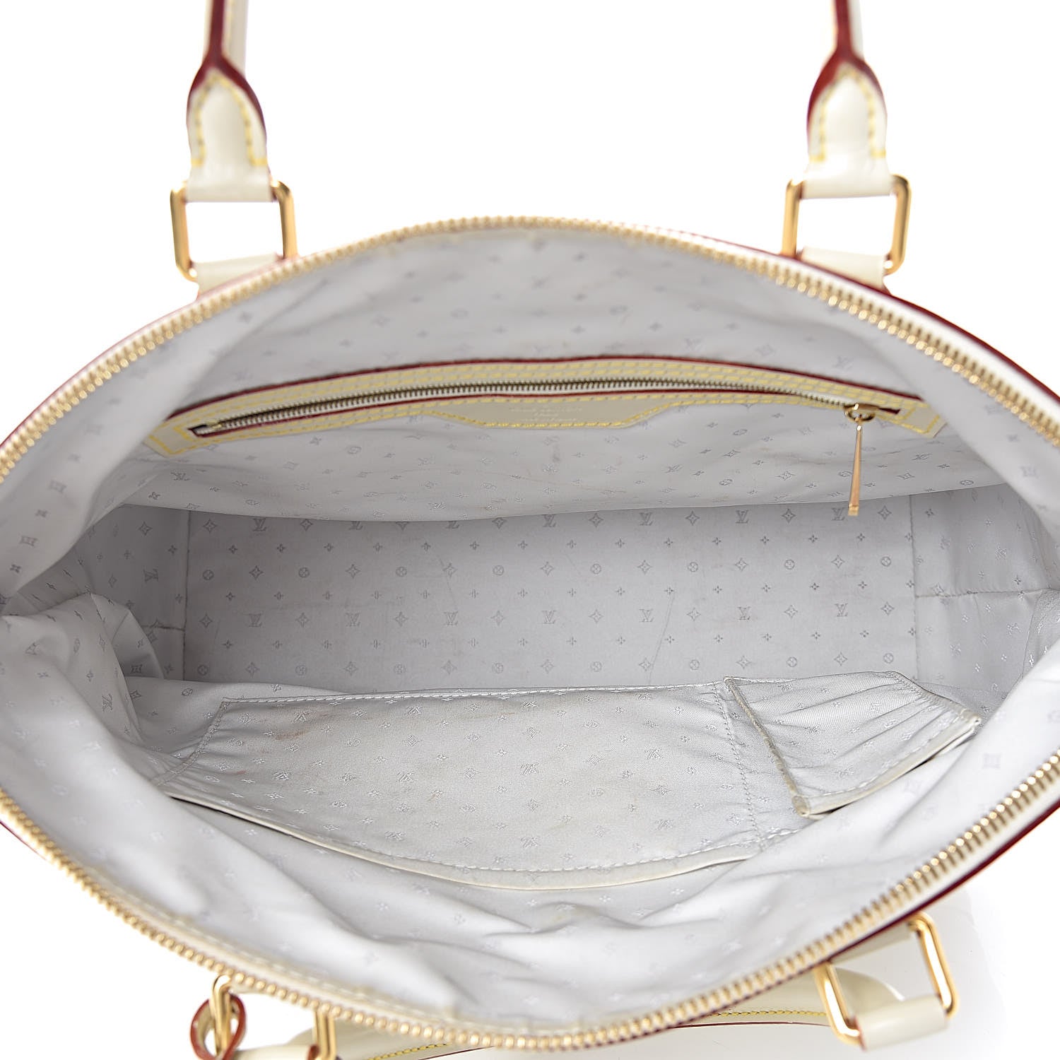 Louis Vuitton Suhali Lockit MM White 5 of 23