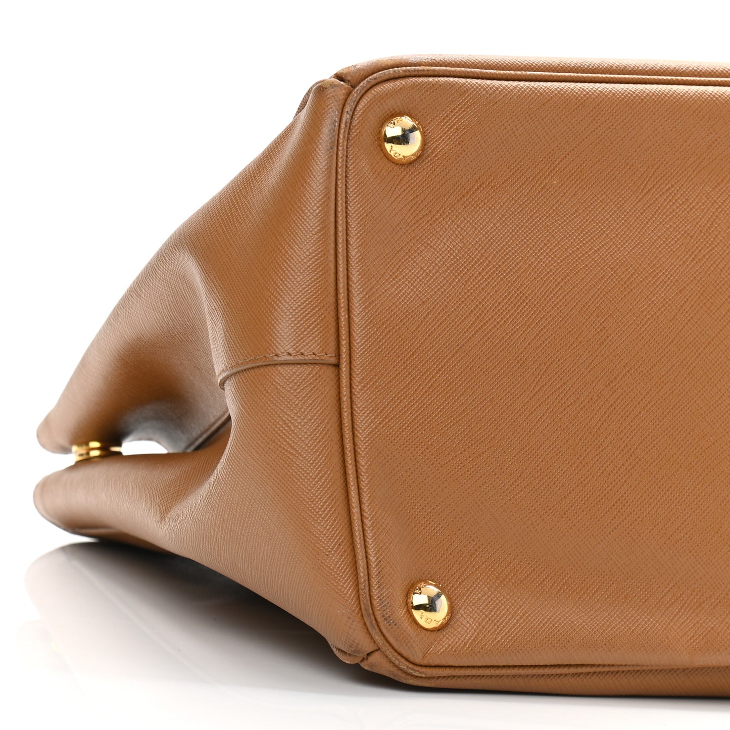 Saffiano Lux Large Tote Caramel