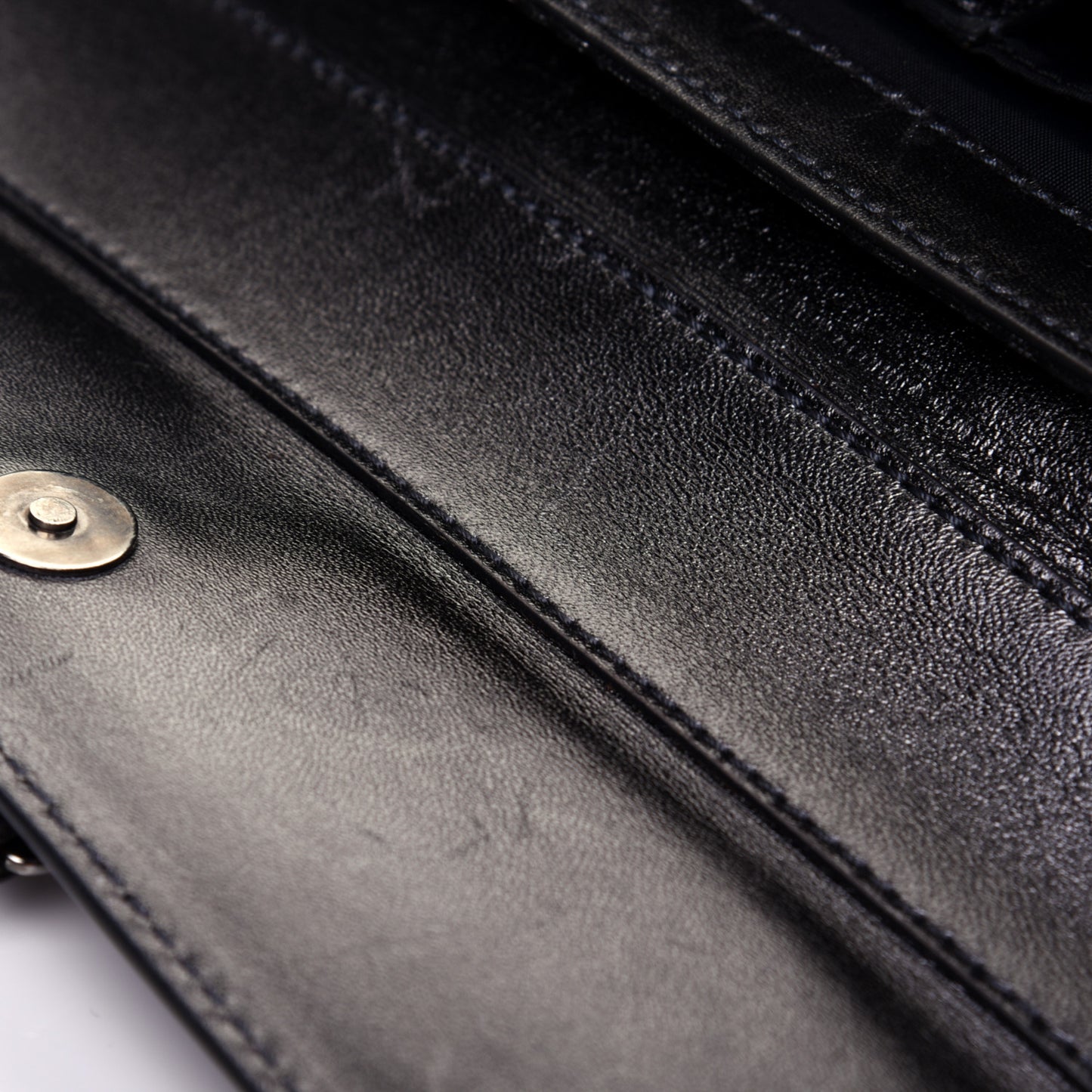 Metallic Monogram Street Chic Shoulder Bag Black
