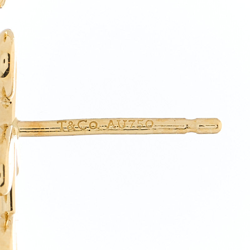 Tiffany 18K Yellow Gold Paloma Picasso Olive Leaf Climber Earrings 2 of 3