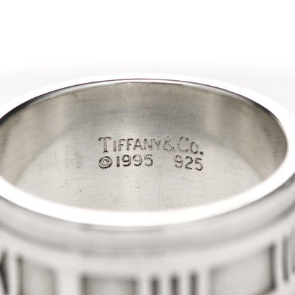 Tiffany Sterling Silver Atlas 12mm Band Ring 65 11 4 of 5