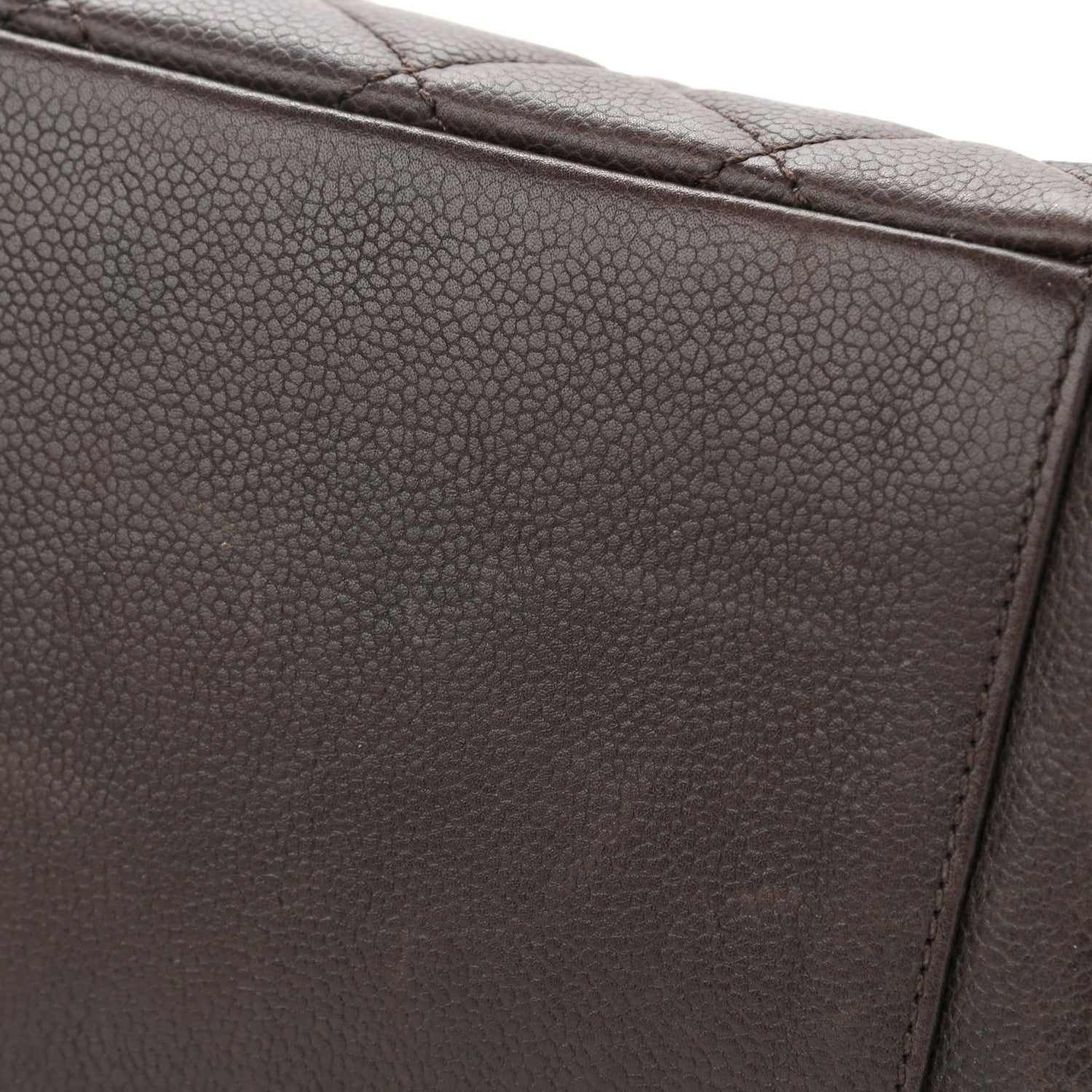 Chanel Caviar Quilted Grand Shopping Tote GST Brown 10 of 11