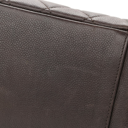 Chanel Caviar Quilted Grand Shopping Tote GST Brown 10 of 11