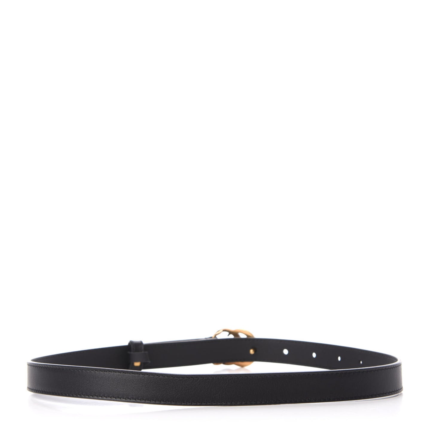Calfskin Double G 20mm Belt 65 26 Black