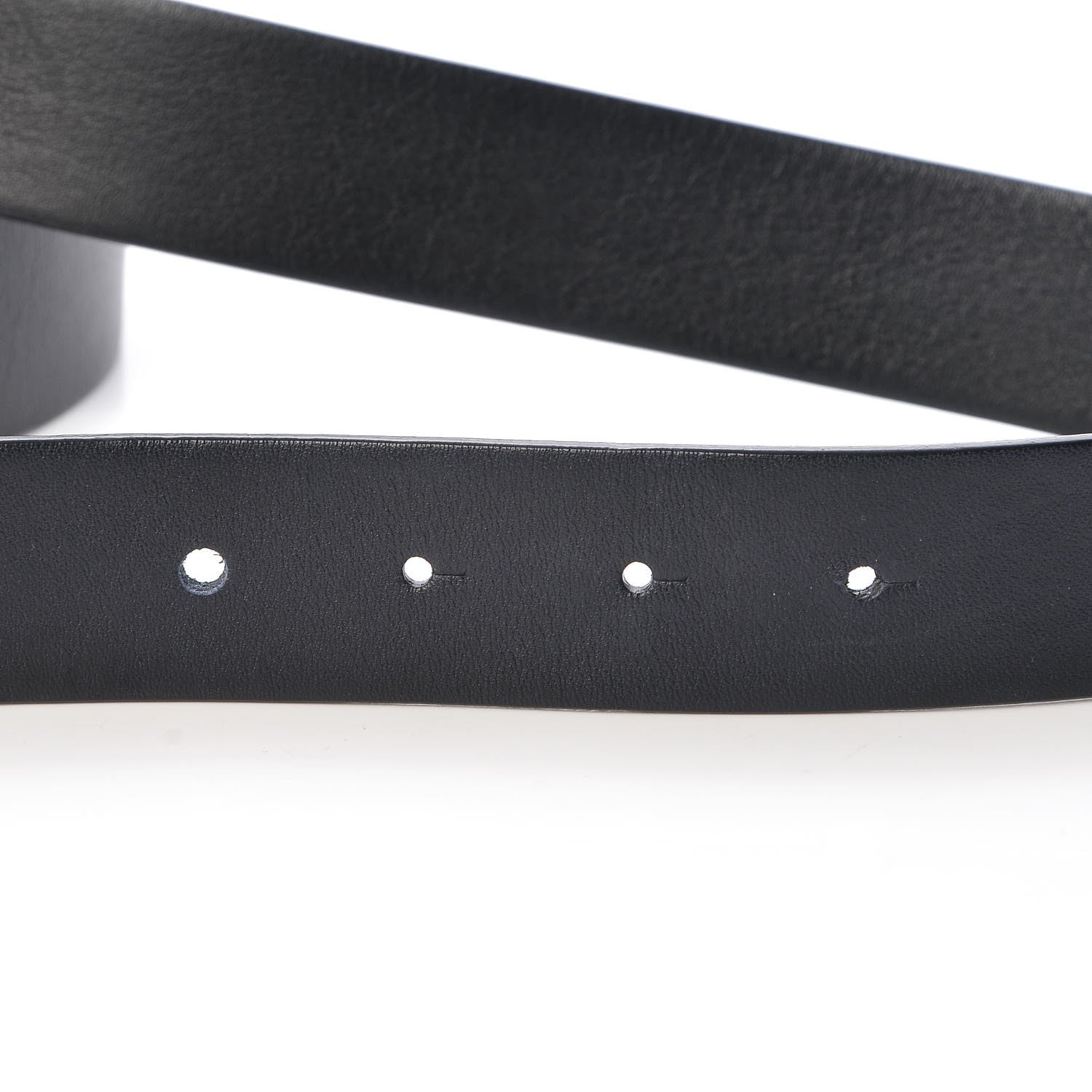 Chanel Calfskin CC Reversible Belt 90 36 Black Navy 5 of 7