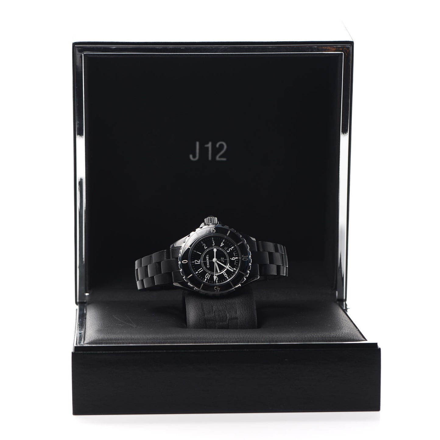 Stainless Steel Ceramic 33mm J12 Quartz Watch Black