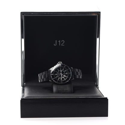 Chanel Stainless Steel Ceramic 33mm J12 Quartz Watch Black 6 of 6