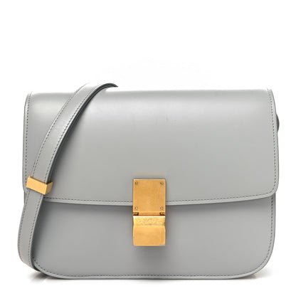 Celine Box Calfskin Medium Classic Box Flap Bag Cloud 1 of 12