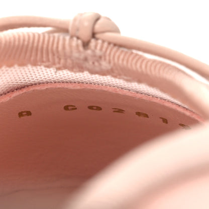 Chanel Mesh Grosgrain CC Cap Toe Ballerina Flats 38.5 Light Pink Dark Pink 10 of 12