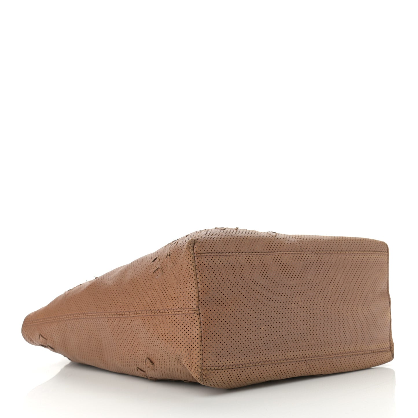 Nappa Intrecciato Perforated Regent Tote Noce