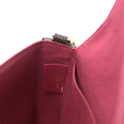 Louis Vuitton Monogram Pochette Felicie Chain Wallet Fuchsia 7 of 13